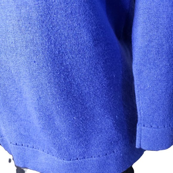 Kate Spade Royal Blue Purple Knit Cardigan Size M - Picture 12 of 13